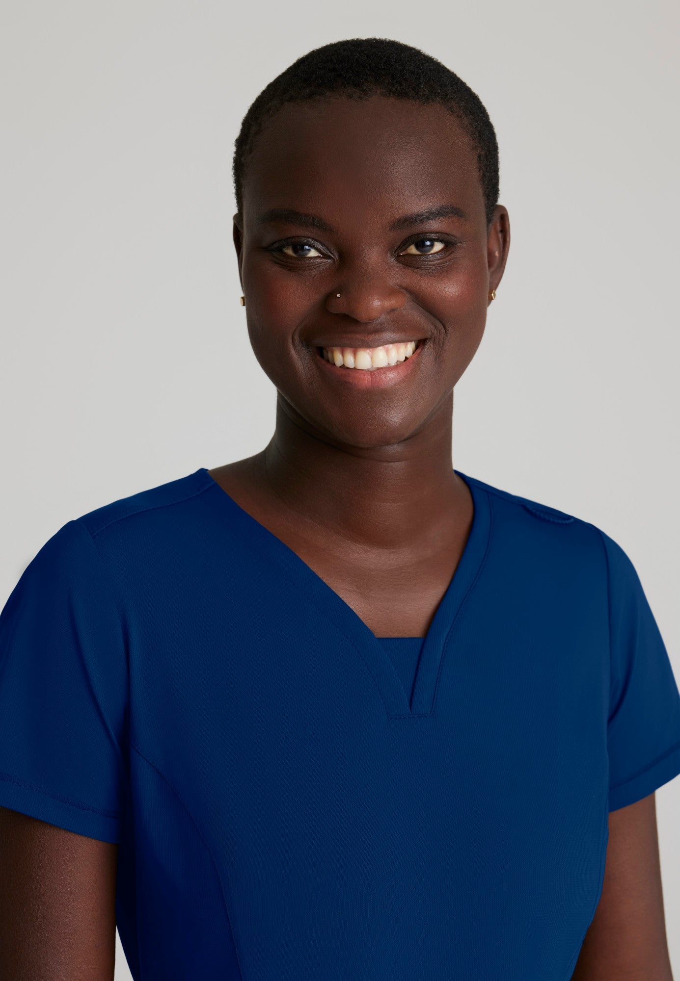 Serene Knit Top - Navy - Jen's Scrubs