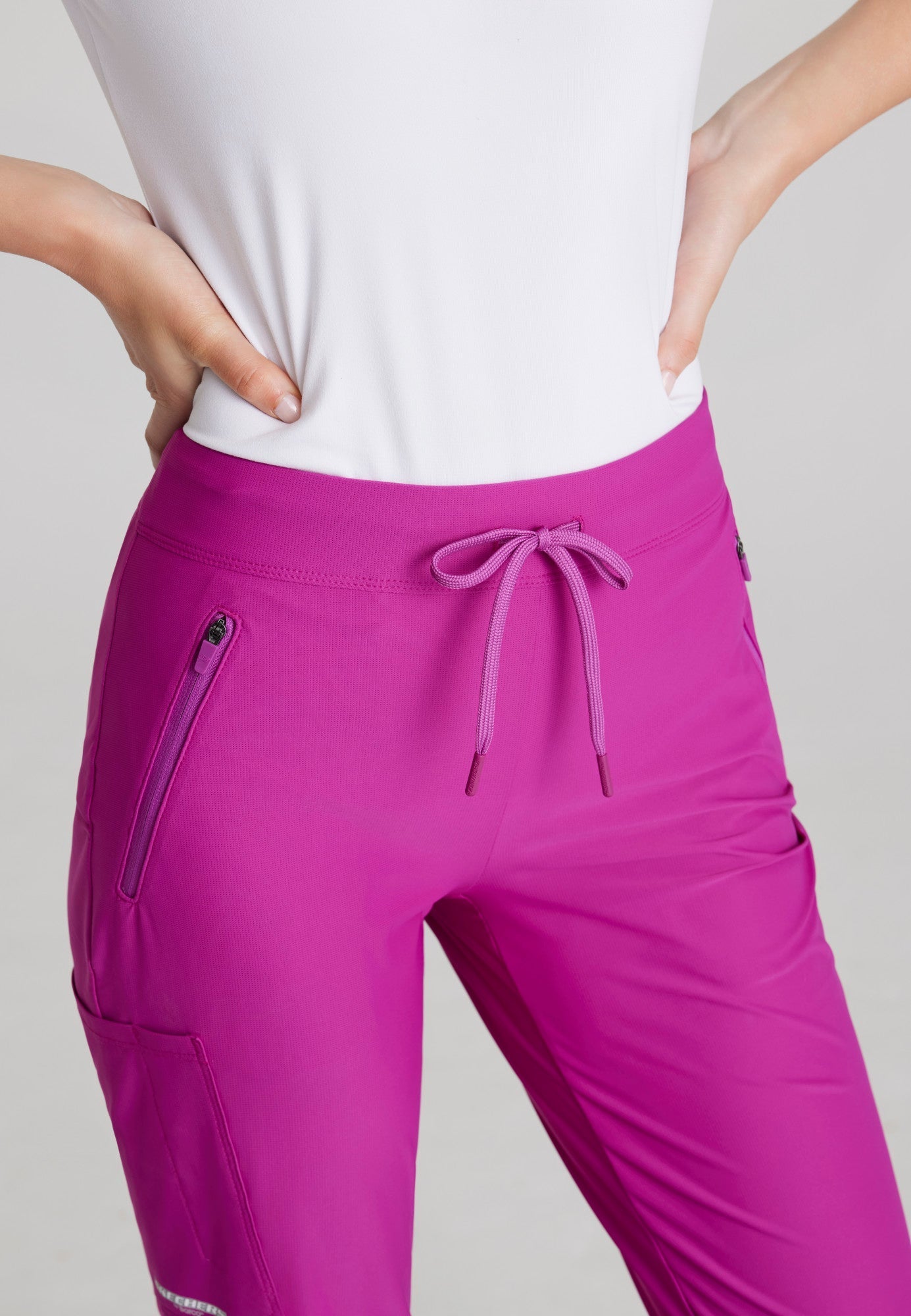 Glide Knit Flare Pant - Deep Magenta - Jen's Scrubs