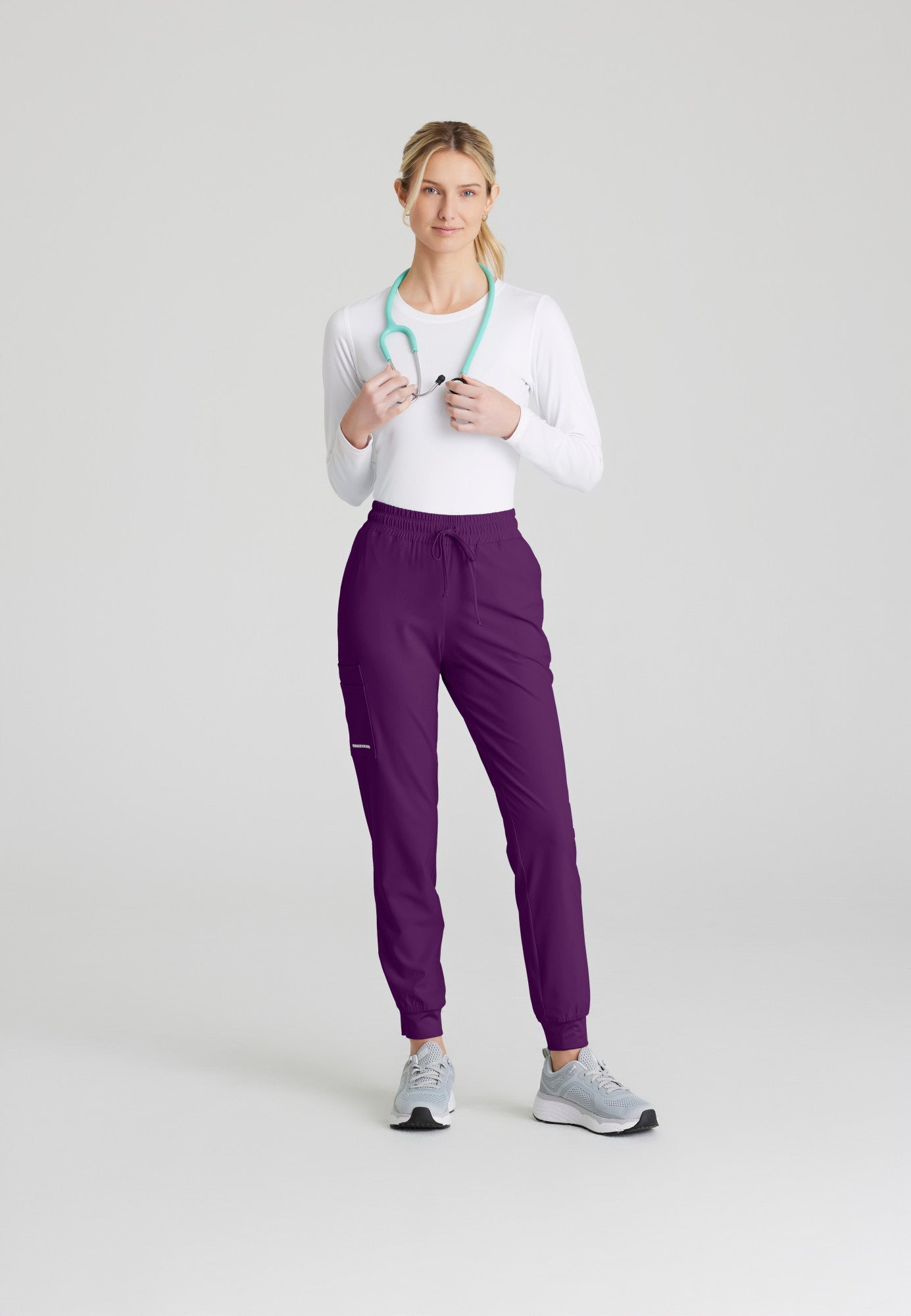Theory Jogger - Eggplant - Jen's Scrubs