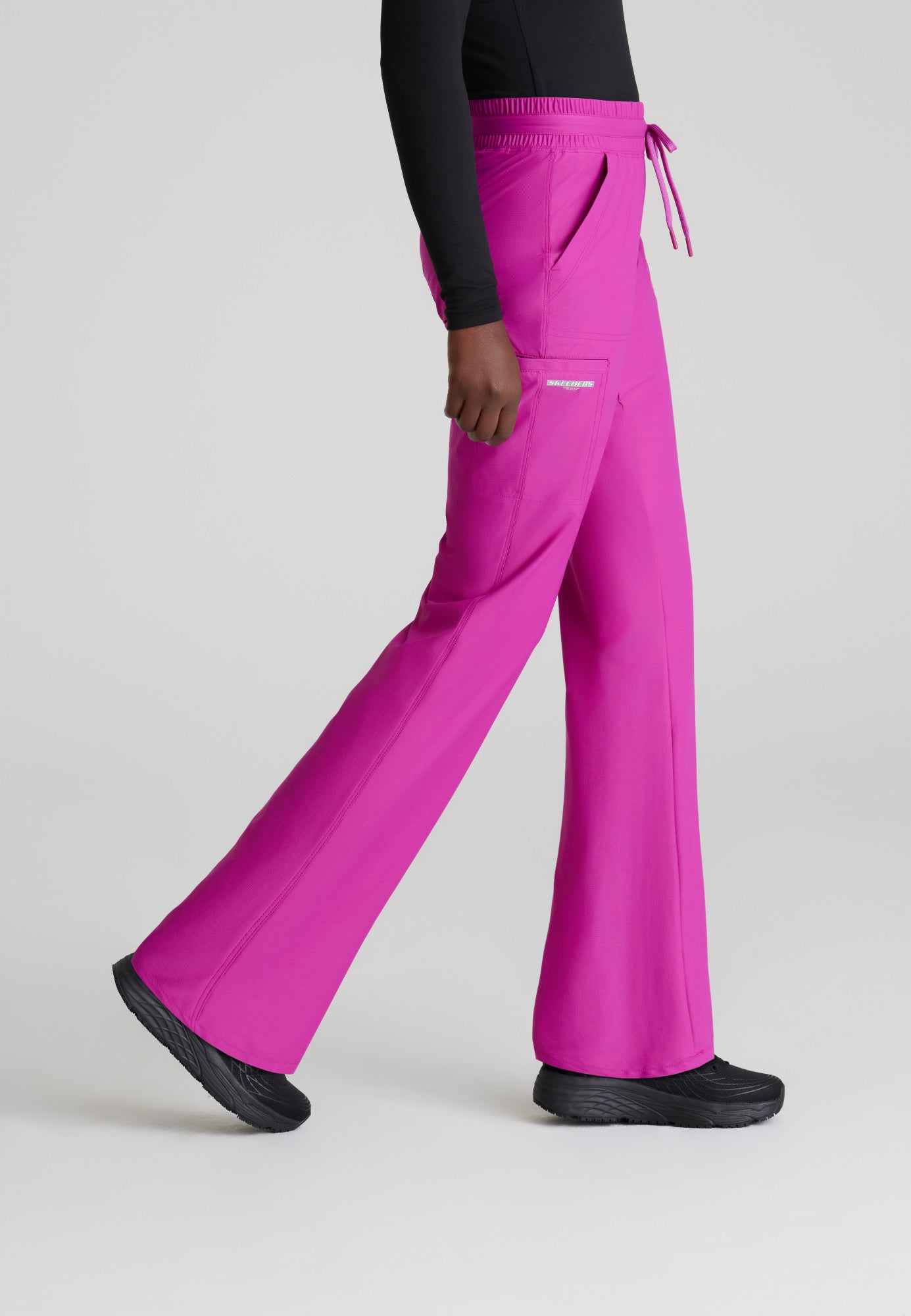 Reach Knit Pant - Deep Magenta - Jen's Scrubs