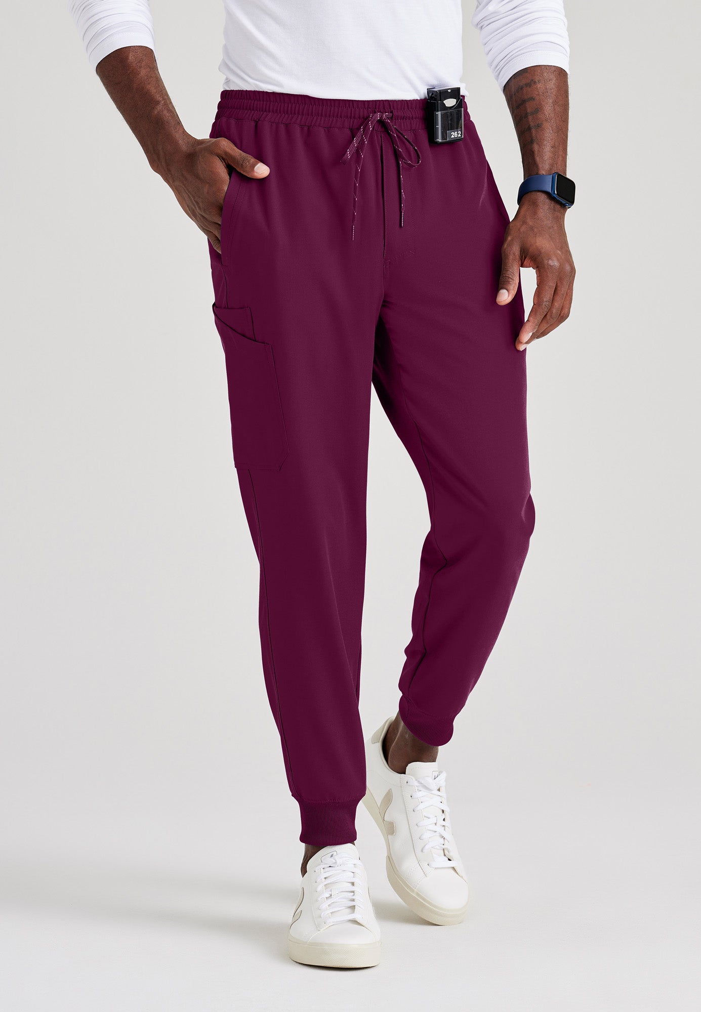 Rally Jogger - Wine - Jen's Scrubs
