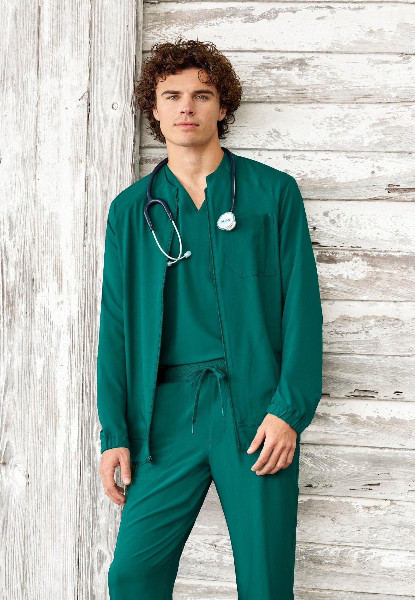 Journey Top - Hunter Green - Jen's Scrubs