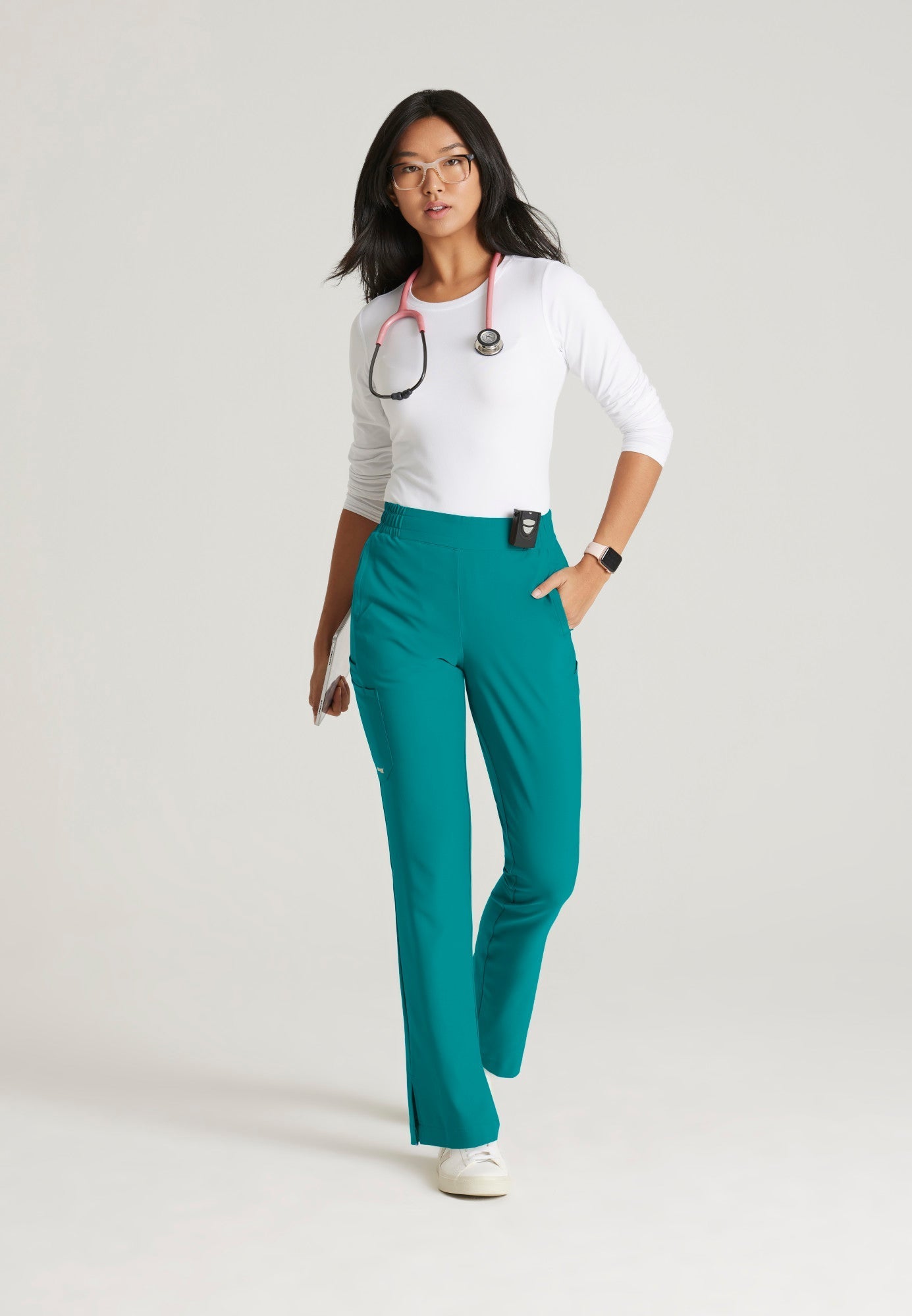 Cosmo Pant - Teal - Jen's Scrubs