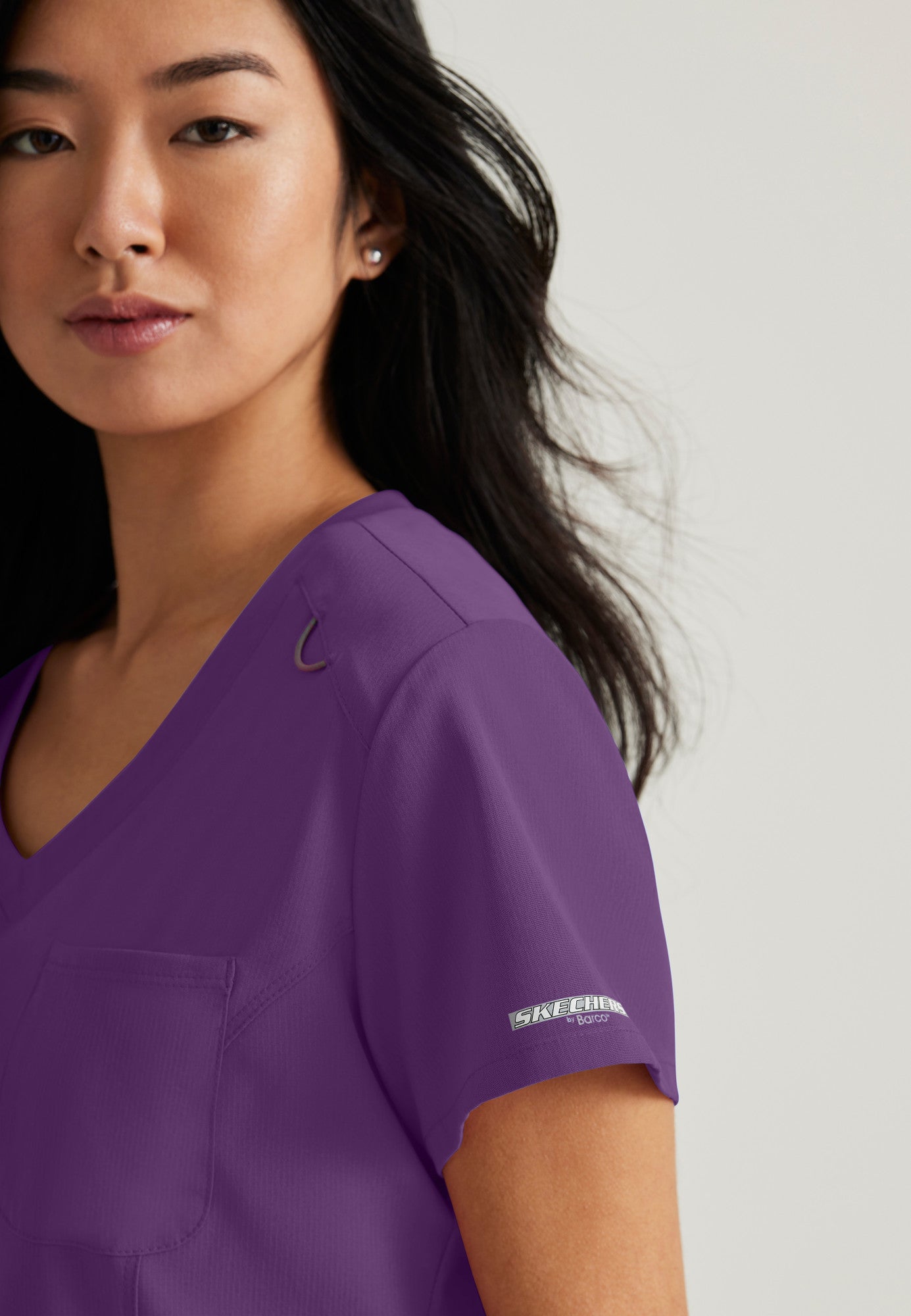 Dignity Top - Eggplant - Jen's Scrubs