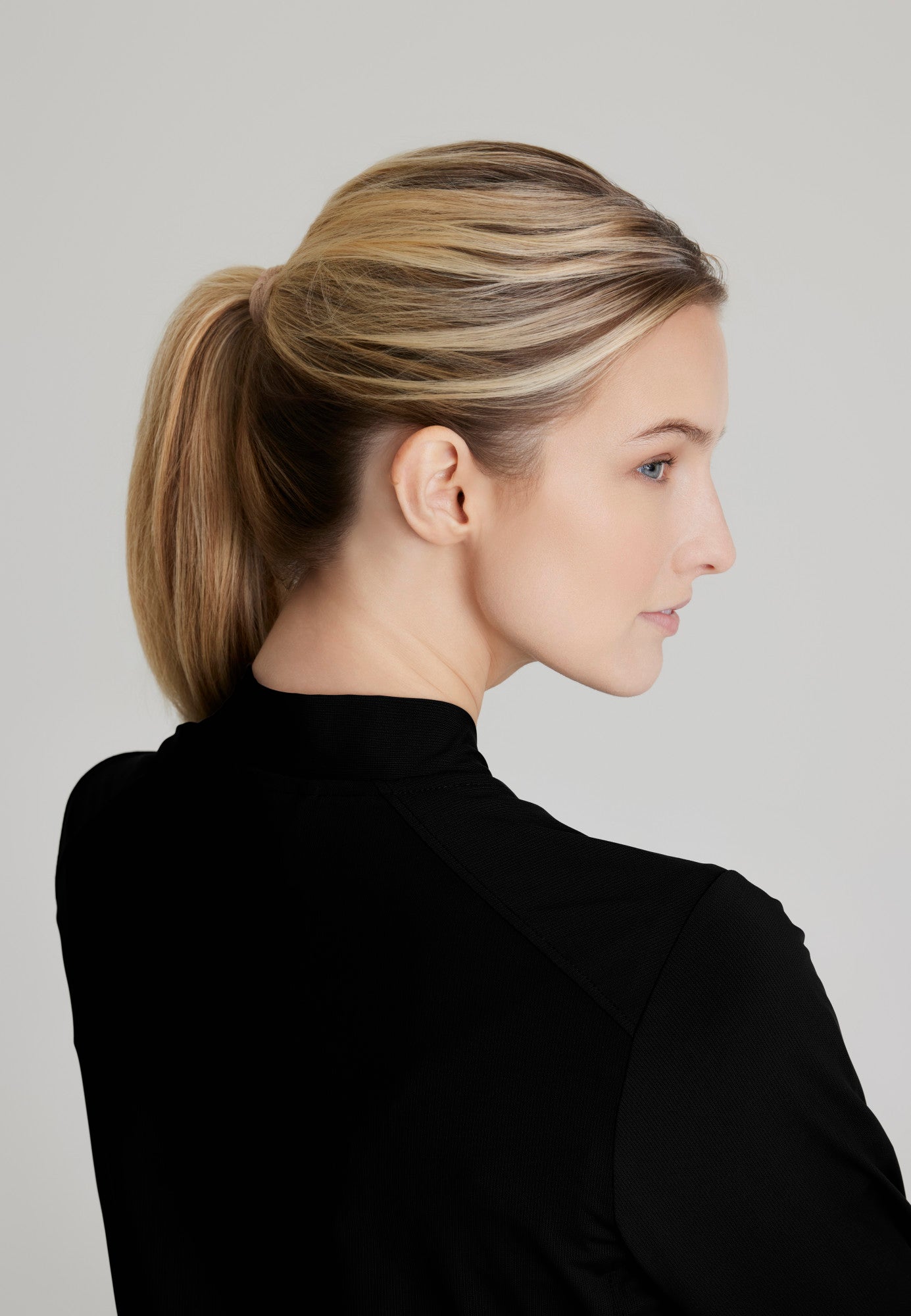 Contour Knit Warm-Up - Black - Jen's Scrubs