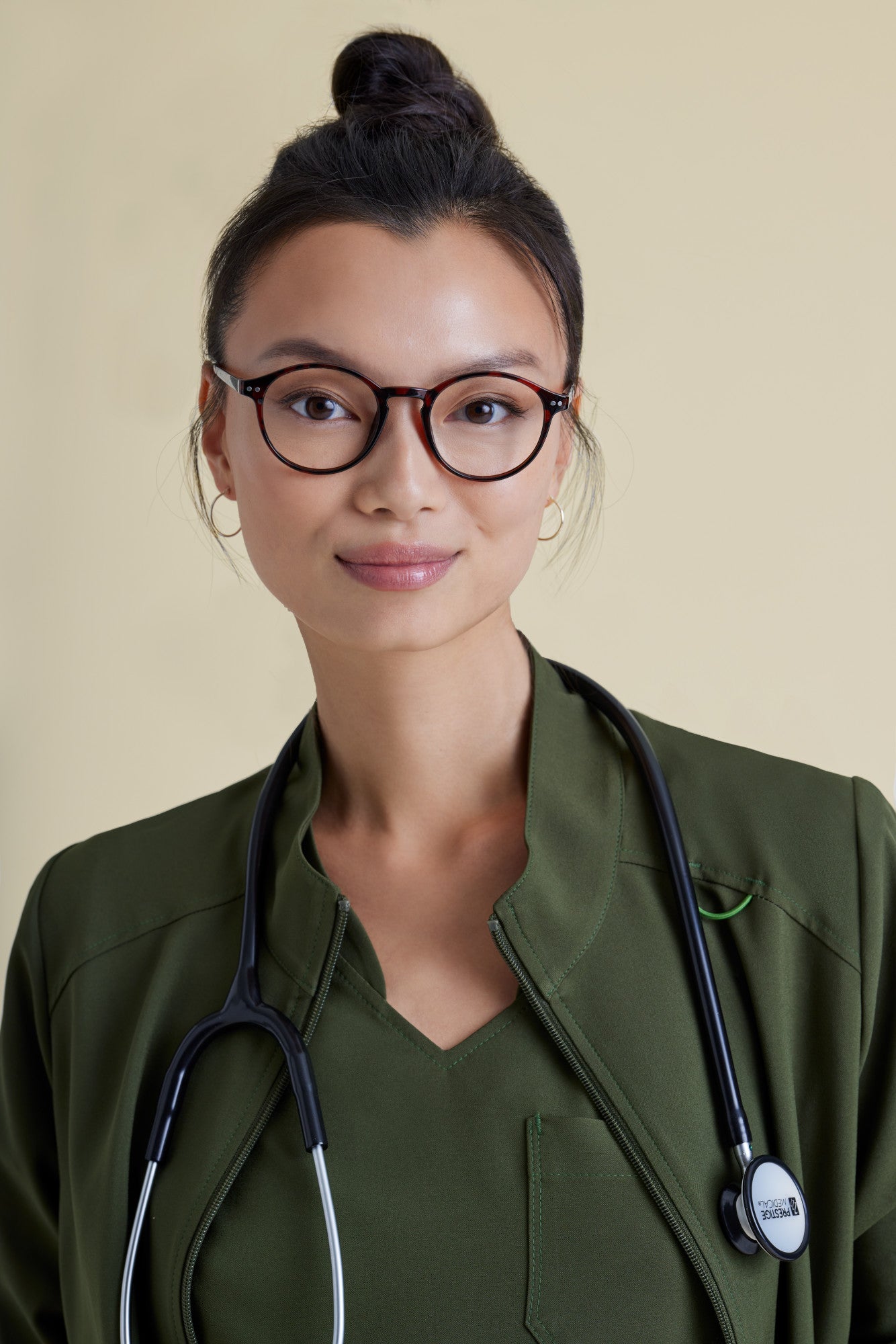 Sway Tuck-In Top - Hunter Green - Jen's Scrubs