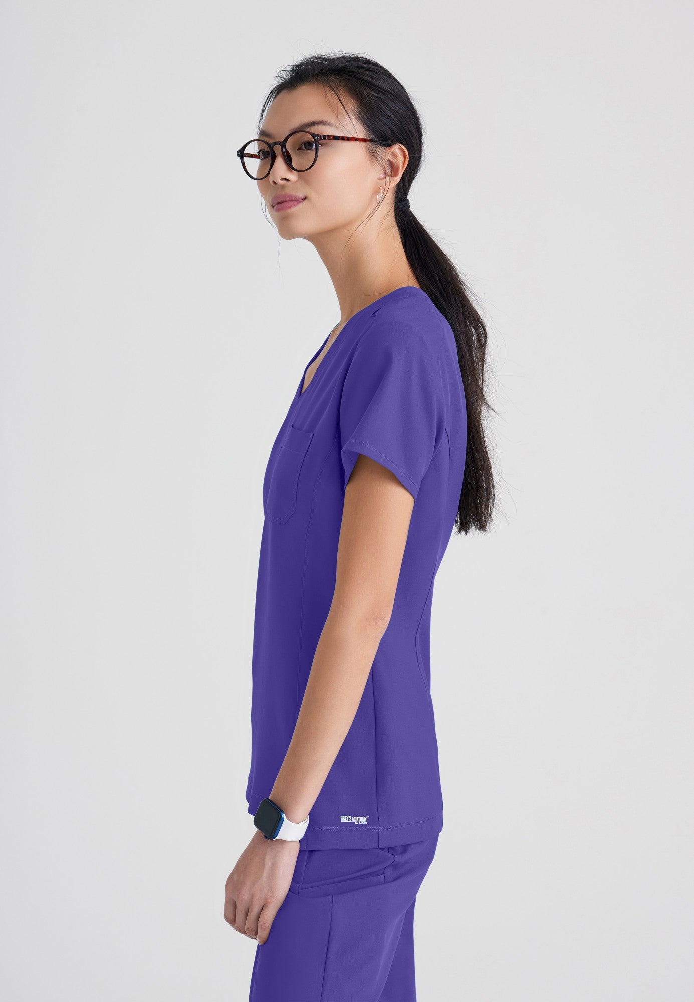 Sway Tuck-In Top - New Grape - Jen's Scrubs