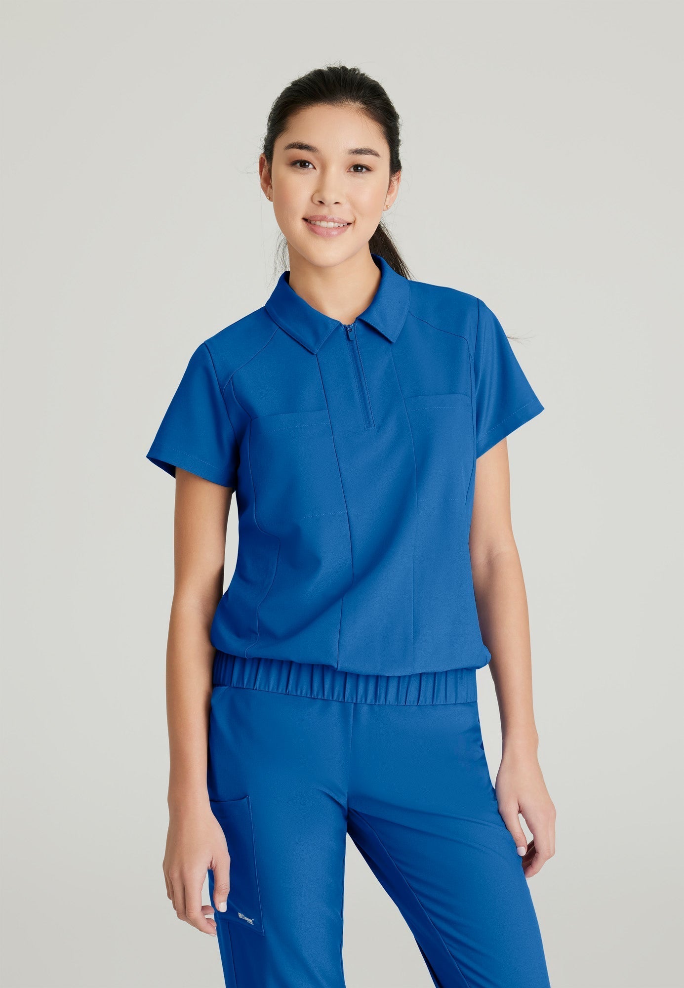 Perseverance Top - New Royal - Jen's Scrubs