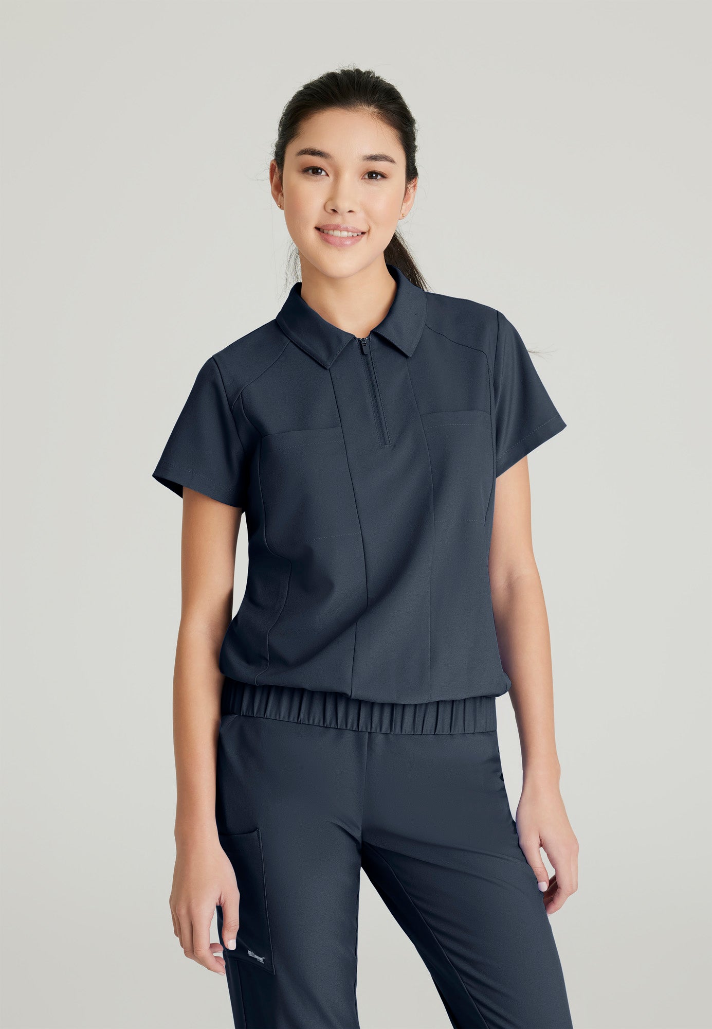 Perseverance Top - Steel - Jen's Scrubs