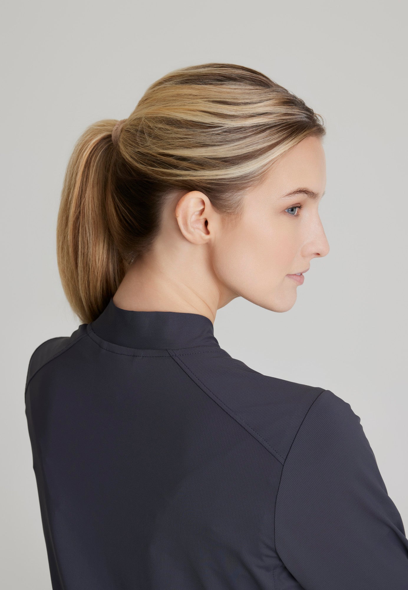 Contour Knit Warm-Up - Pewter - Jen's Scrubs