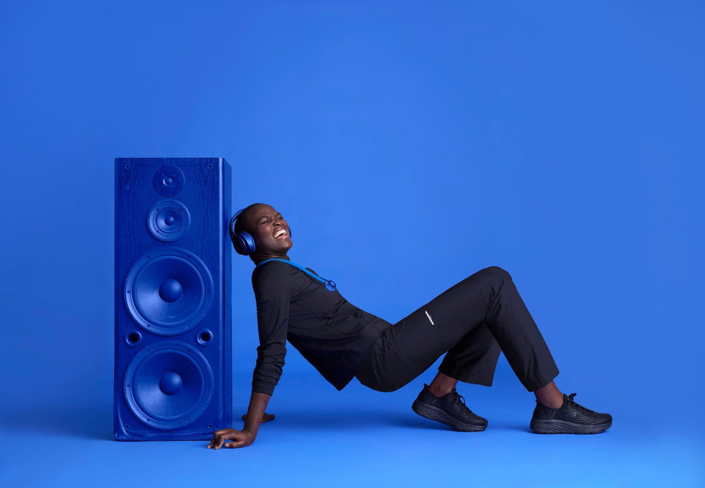 Glide Knit Flare Pant - Black - Jen's Scrubs