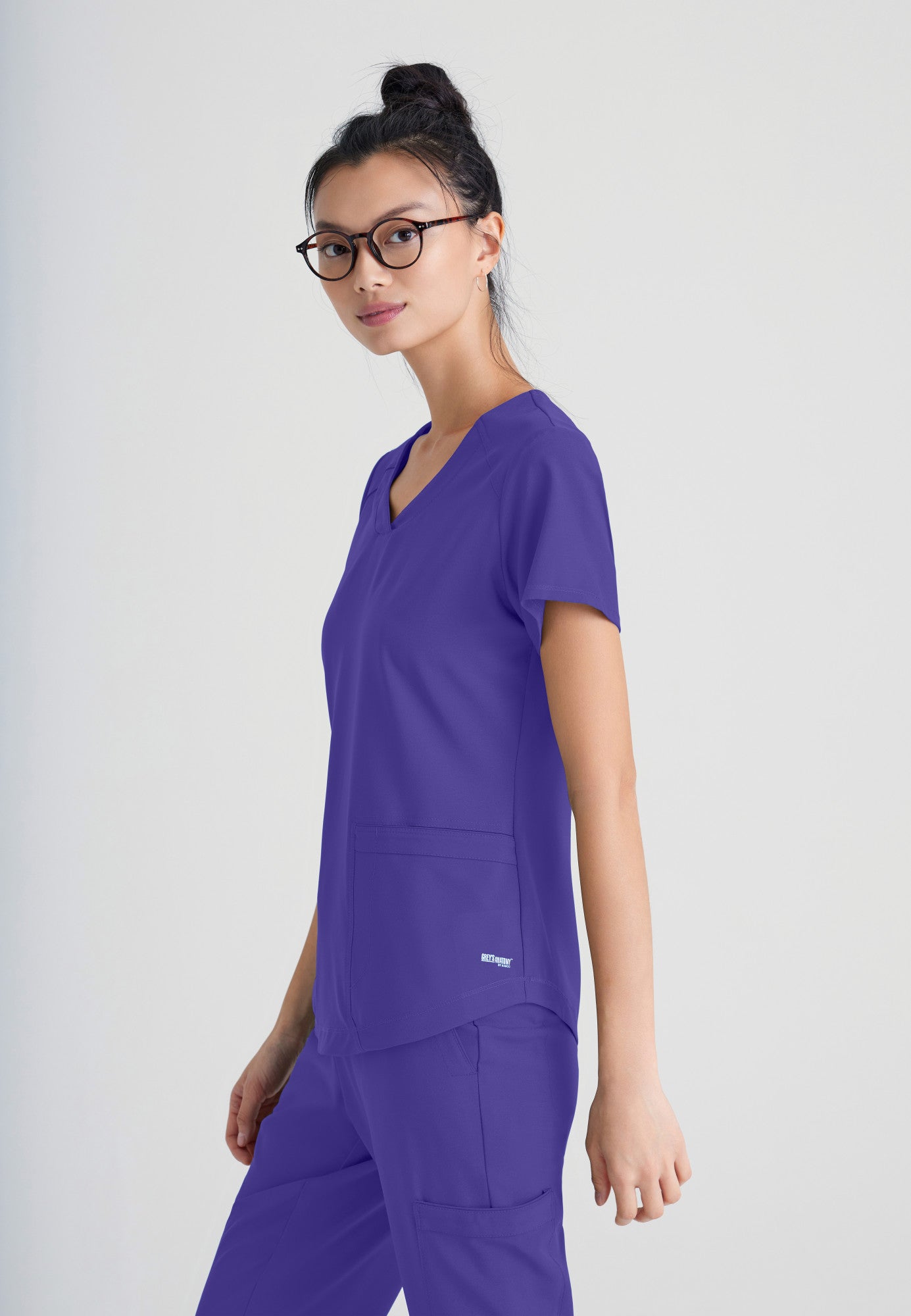 Rhythm Top - New Grape - Jen's Scrubs