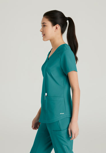 Rhythm Top - Teal - Jen's Scrubs