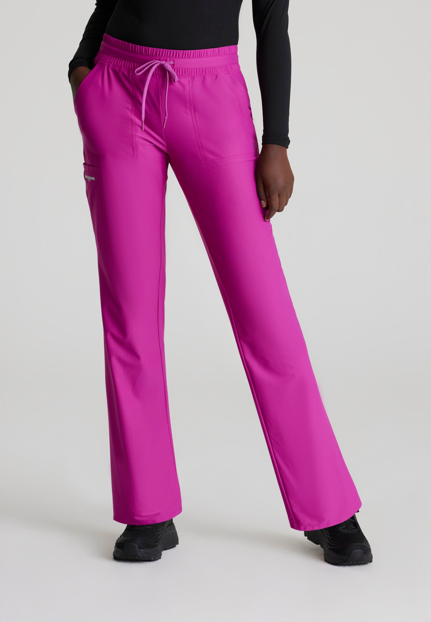 Reach Knit Pant - Deep Magenta - Jen's Scrubs
