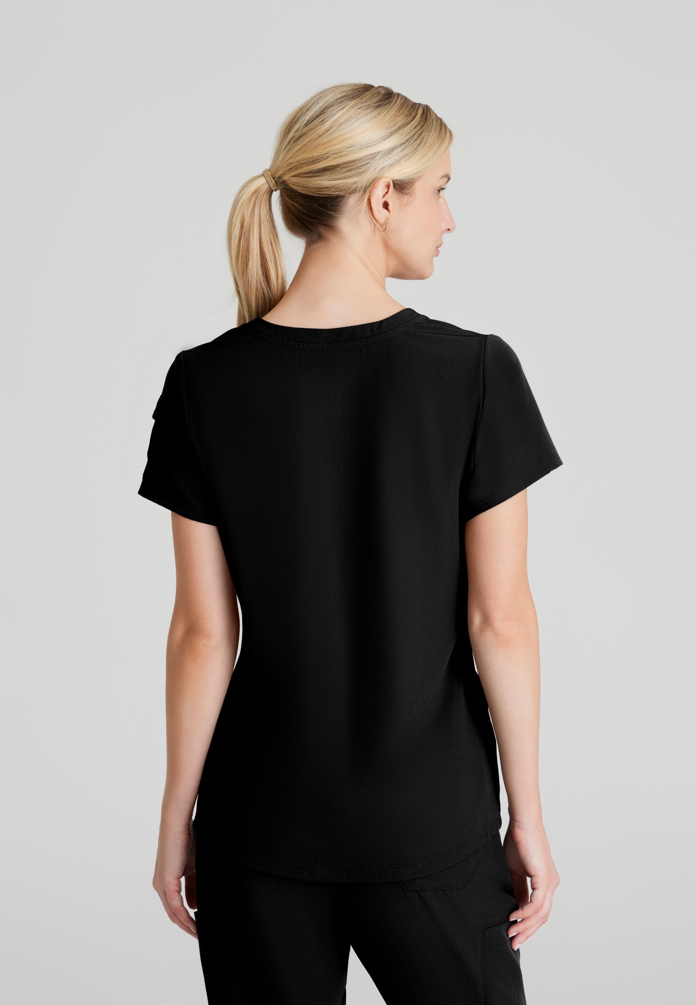 Aura Top - Black - Jen's Scrubs