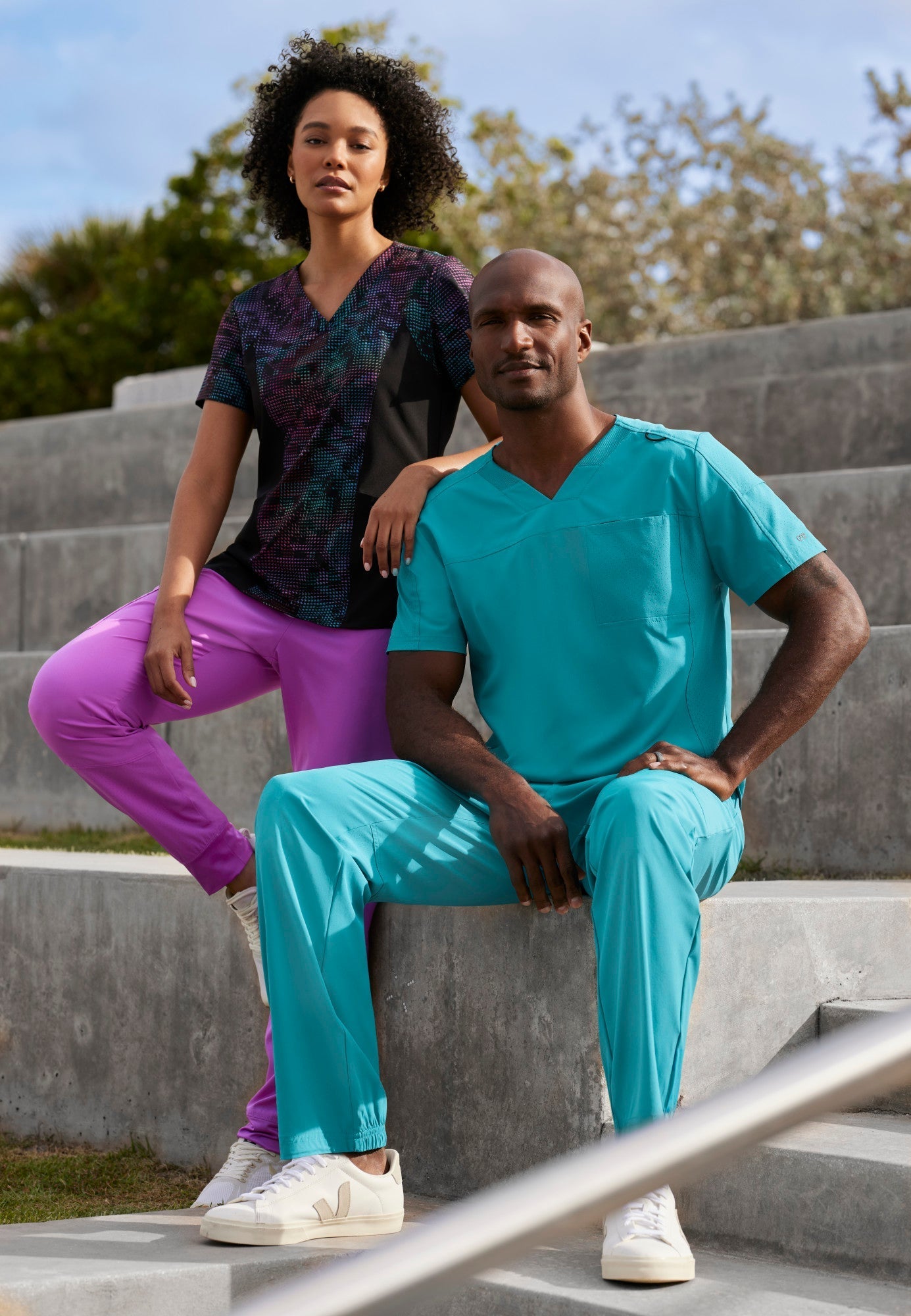 Velocity Top - Cobalt - Grey's Anatomy Scrubs