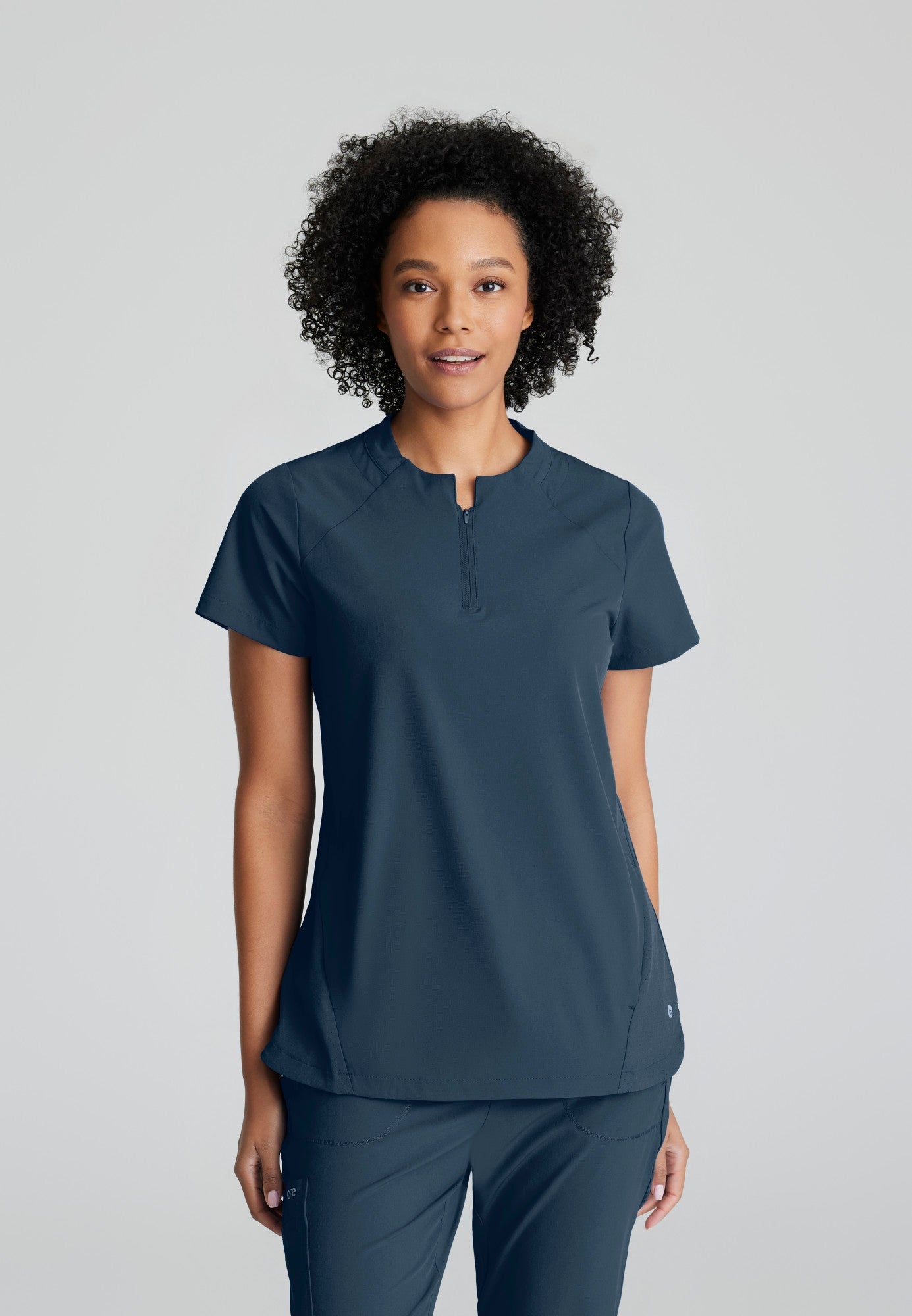 Flux Top - Steel - Jen's Scrubs