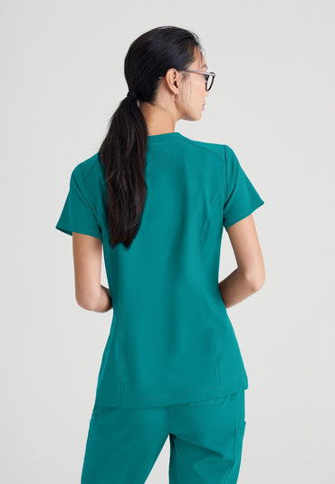 Sway Tuck-In Top - Teal - Jen's Scrubs