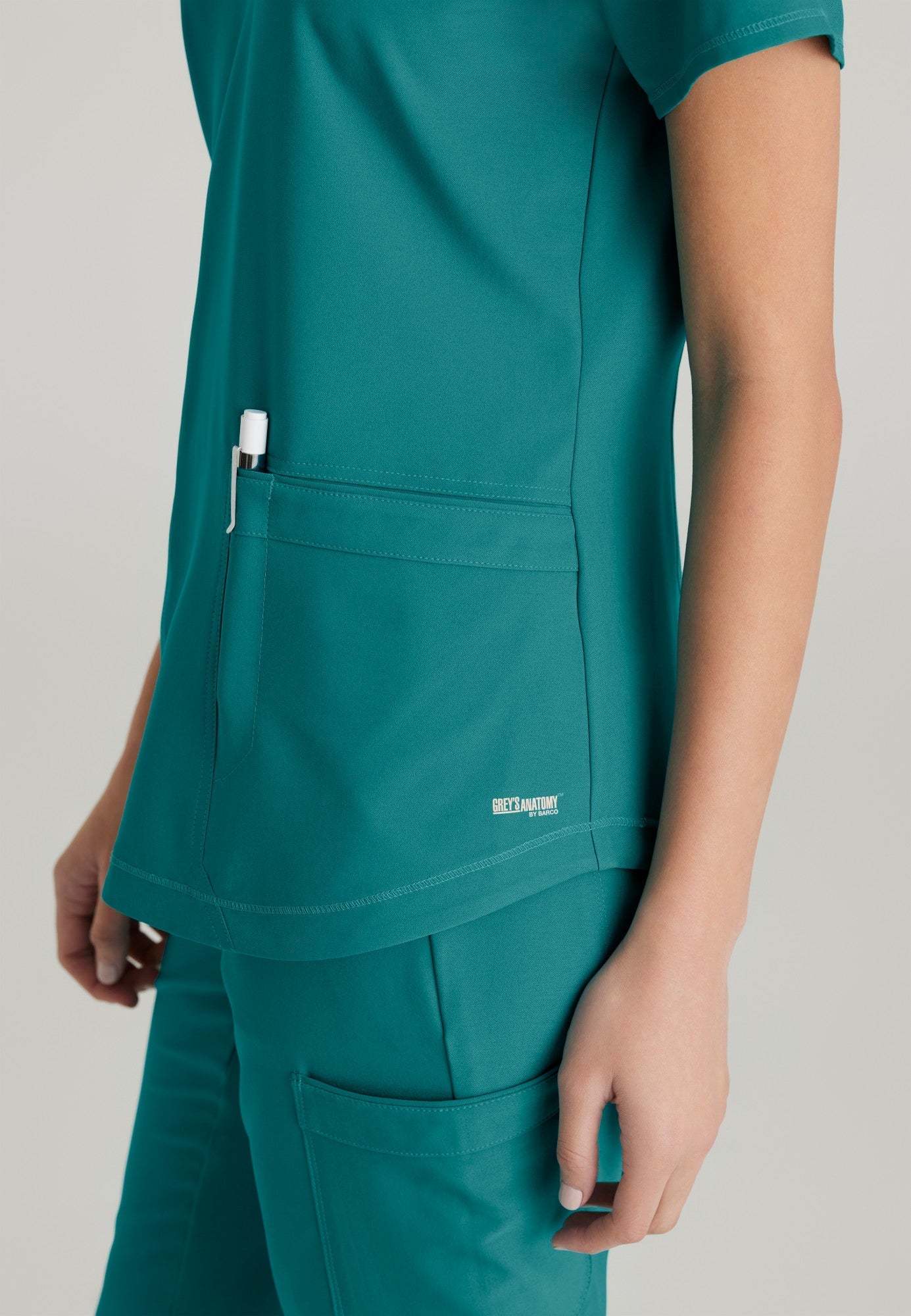 Rhythm Top - Teal - Jen's Scrubs