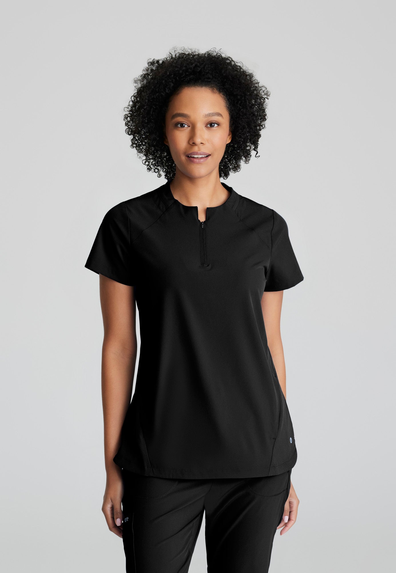 Flux Top - Black - Jen's Scrubs