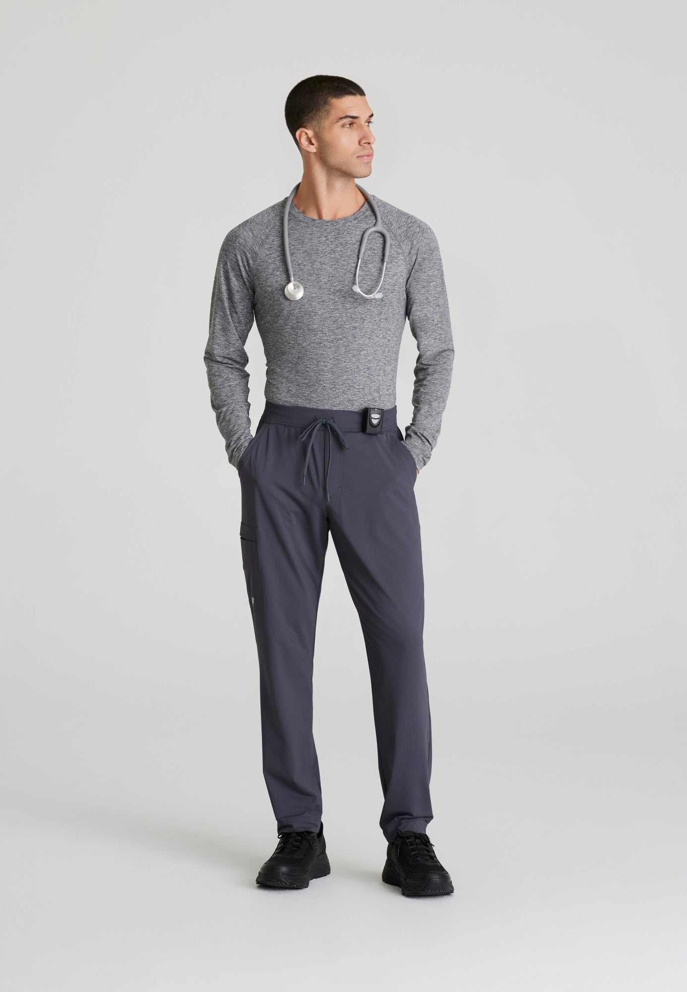Rebound Knit Pant - Pewter - Jen's Scrubs