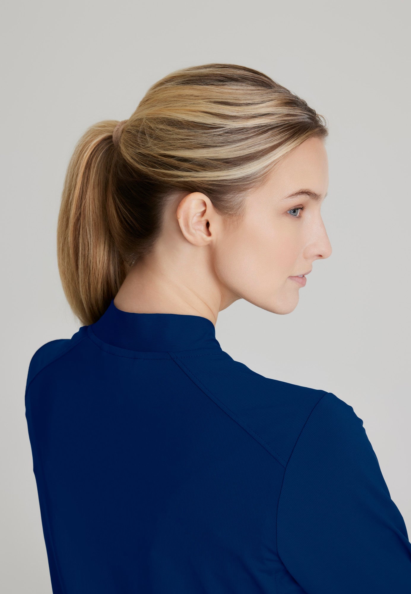 Contour Knit Warm-Up - Navy - Jen's Scrubs