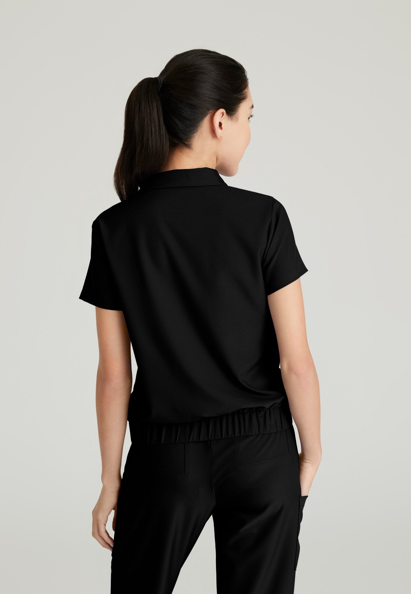 Perseverance Top - Black - Jen's Scrubs