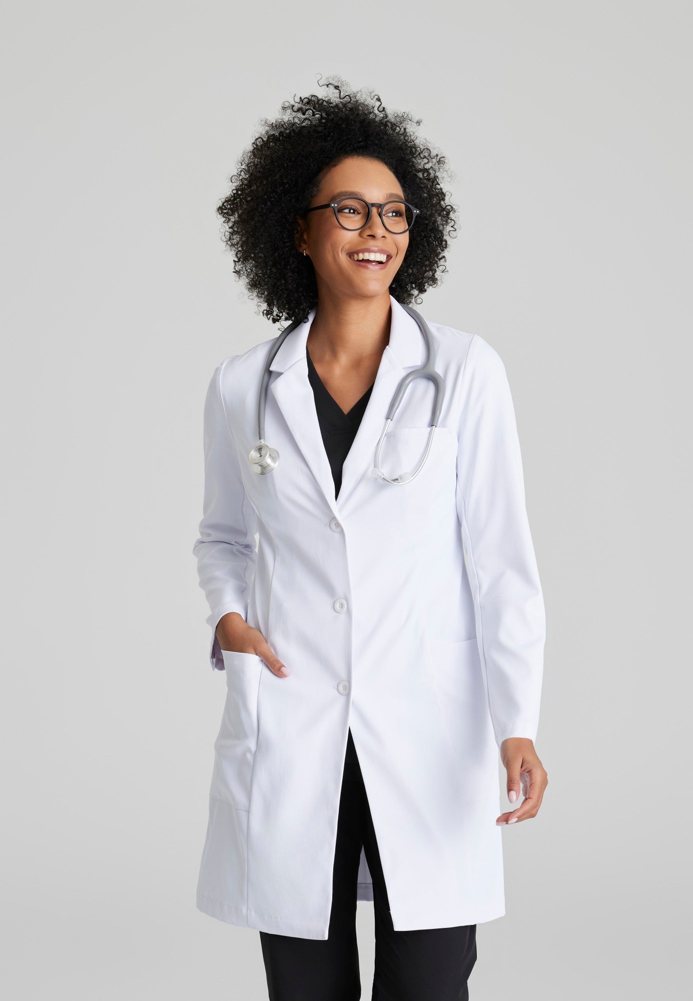 Grace Lab Coat - White - Jen's Scrubs