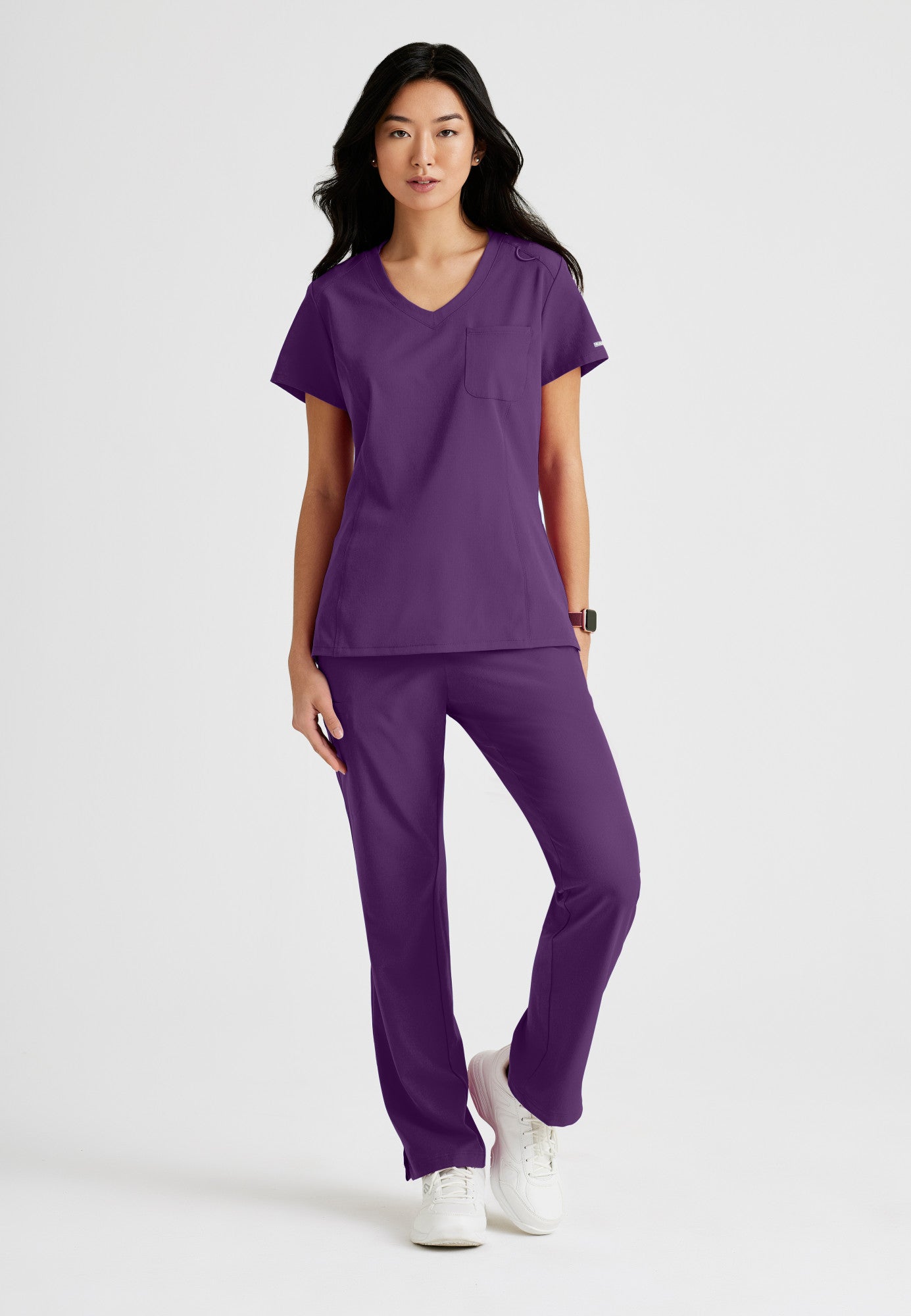 Dignity Top - Eggplant - Jen's Scrubs
