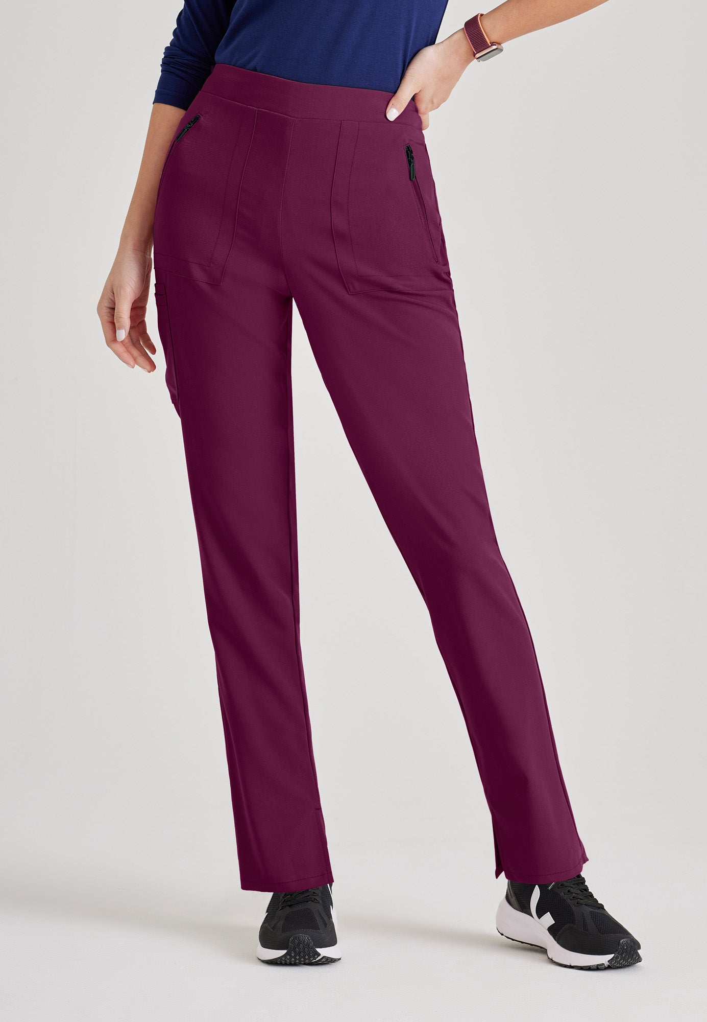 Purpose Pant - Wine - Jen's Scrubs
