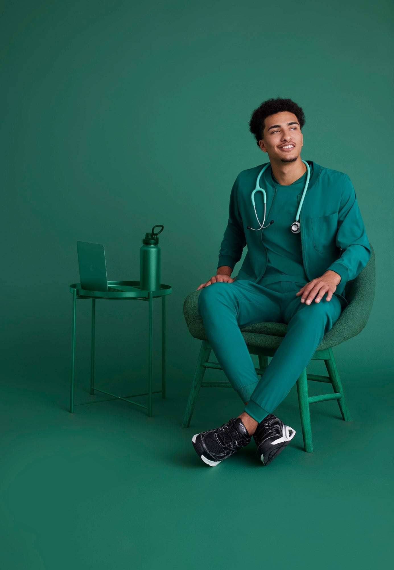 Structure Jogger - Hunter Green - Jen's Scrubs