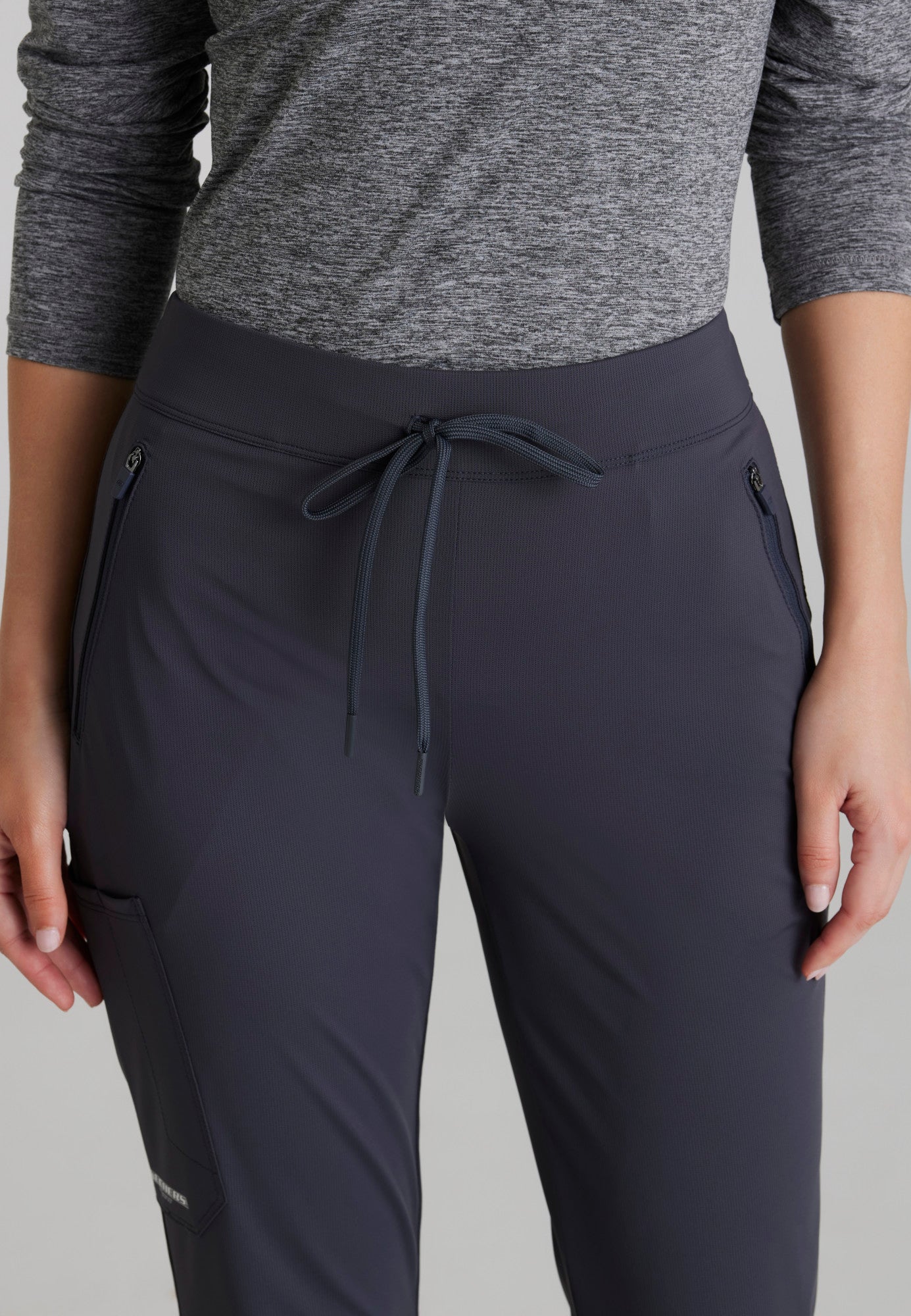 Glide Knit Flare Pant - Pewter - Jen's Scrubs