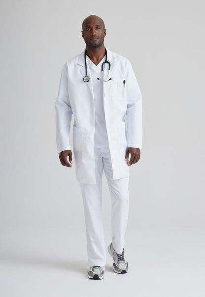 Noah Lab Coat - White - Jen's Scrubs