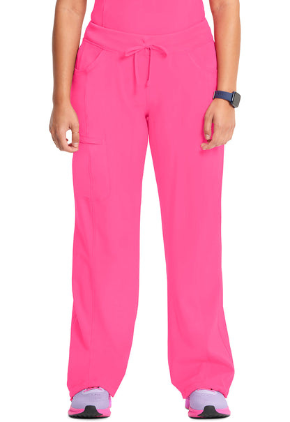 Women's Straight Leg Drawstring Pant - Carmine Pink