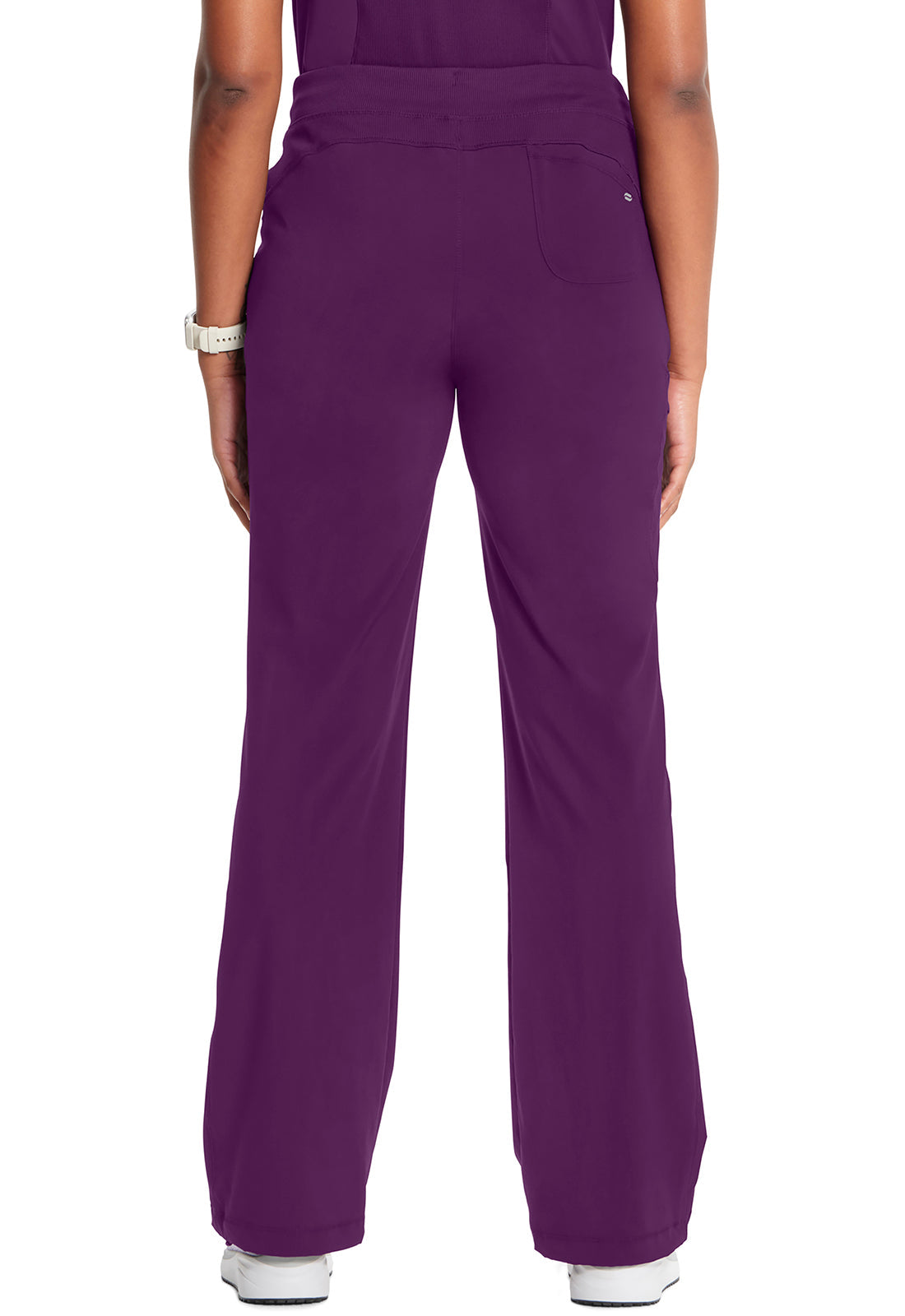 Women's Straight Leg Drawstring Pant - Eggplant