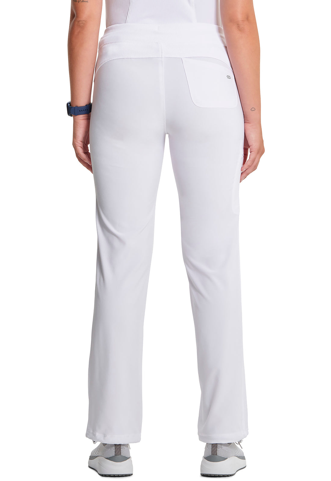 Women's Straight Leg Drawstring Pant - White