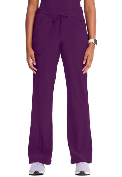 Women's Straight Leg Drawstring Pant - Eggplant