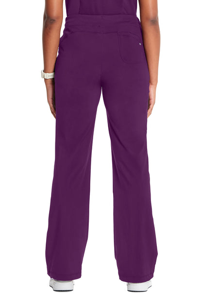 Women's Straight Leg Drawstring Pant - Eggplant