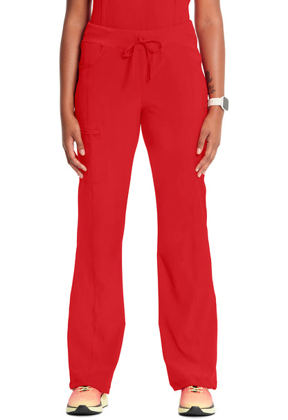 Women's Straight Leg Drawstring Pant - Red