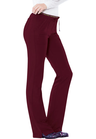 Women's Low Rise Drawstring Pant - Wine