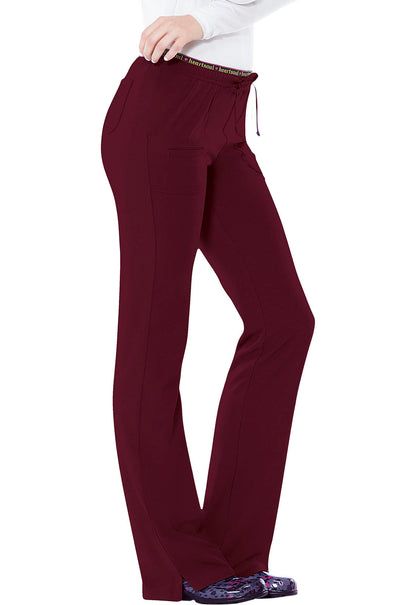 Women's Low Rise Drawstring Pant - Wine