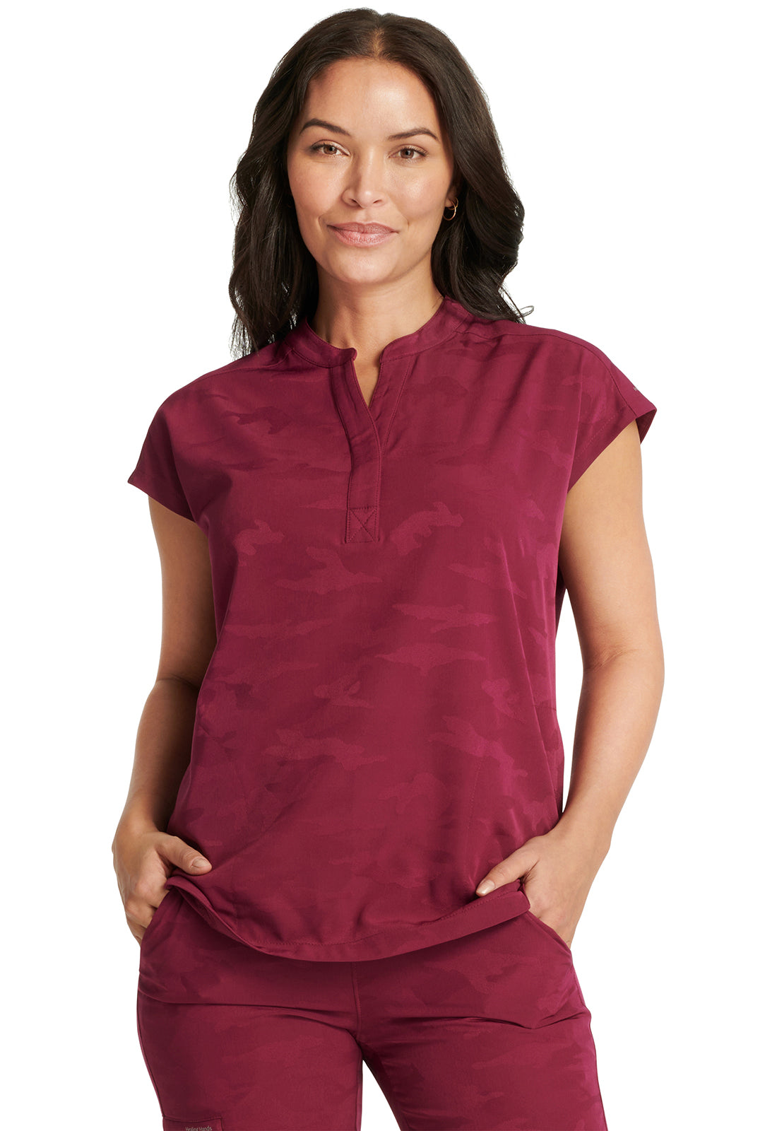 Women's Journey Camo Top - Wine