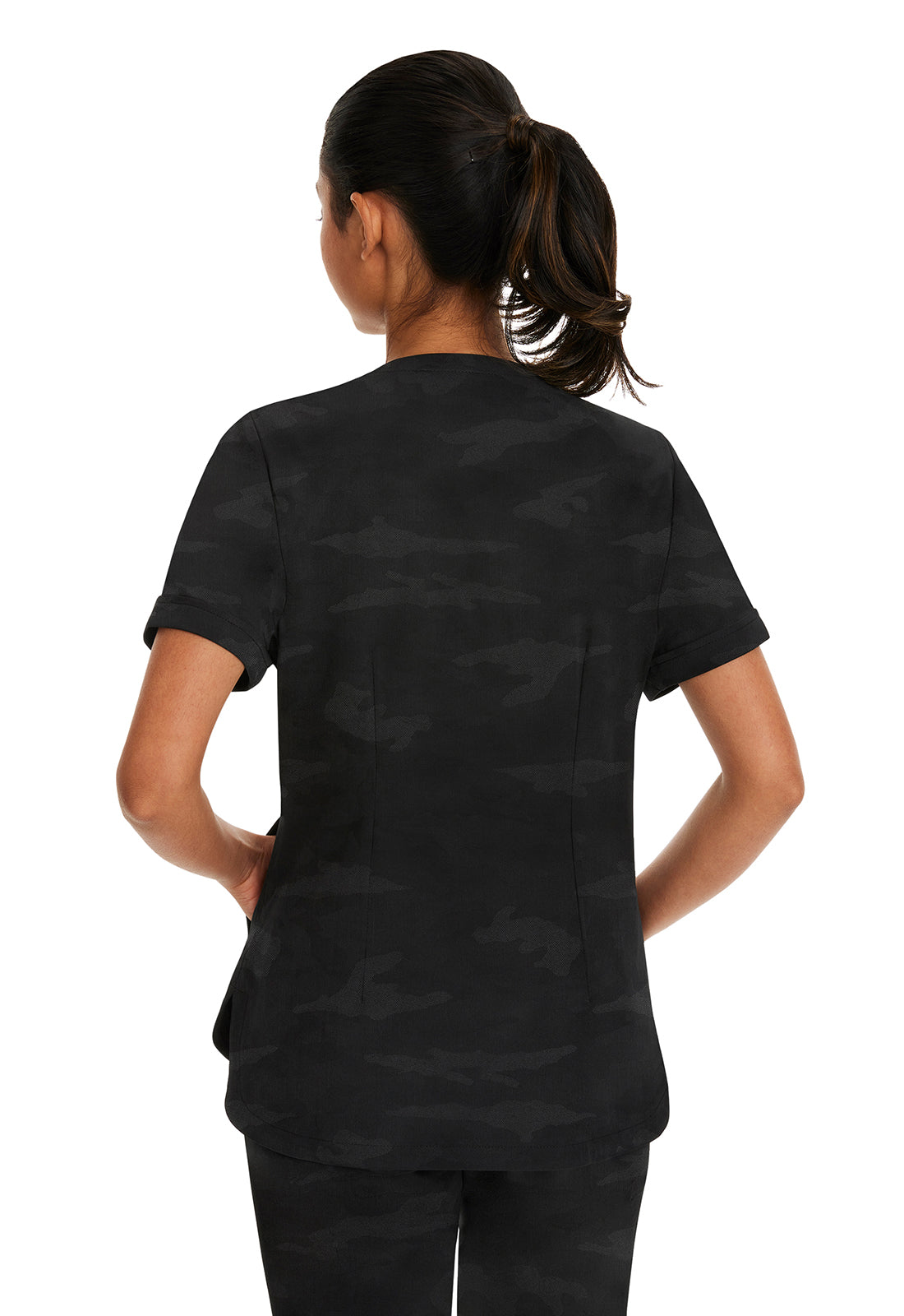 Women's Joy Camo Top - Black