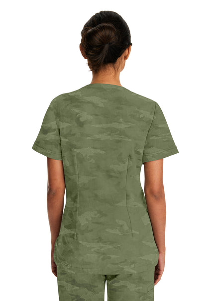 Women's Joy Camo Top - Olive