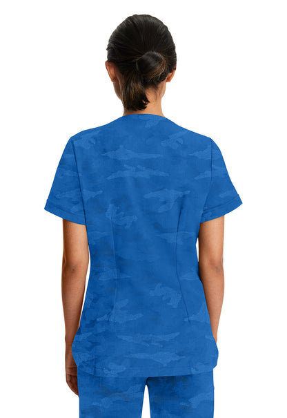 Women's Joy Camo Top - Royal
