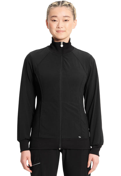 Women's Zip Front Jacket - Black