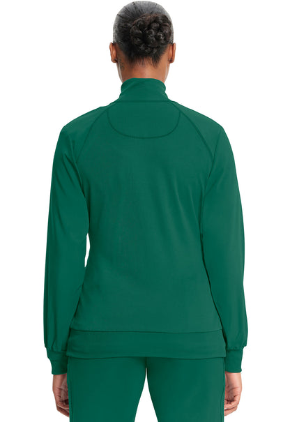 Women's Zip Front Jacket - Hunter Green