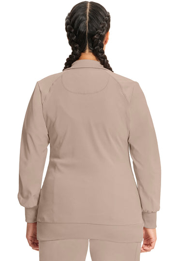 Women's Zip Front Jacket - Khaki