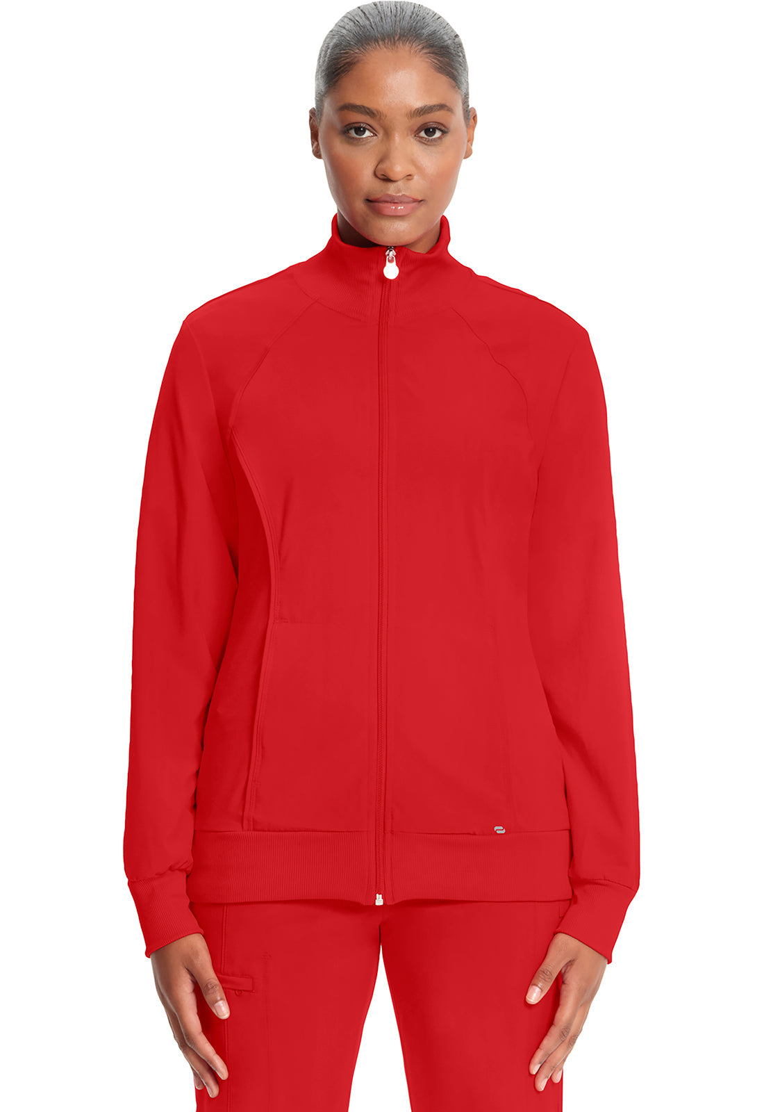 Women's Zip Front Jacket - Red