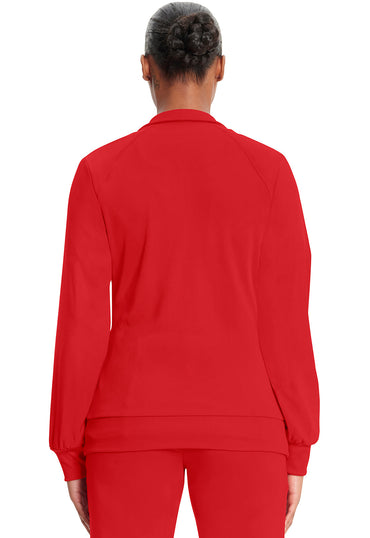 Women's Zip Front Jacket - Red
